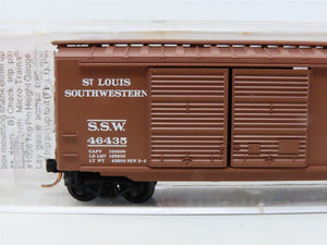 N Scale Micro-Trains MTL #23030 SSW Blue Streak Cotton Belt 40' Box Car #46435