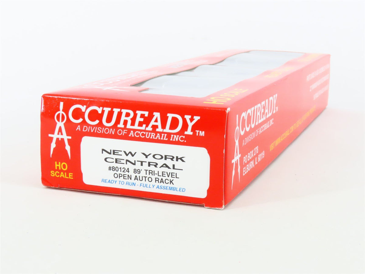 HO Accuready #80124 TTRX NYC New York Central 89&#39; Tri-Level Auto Rack #962564