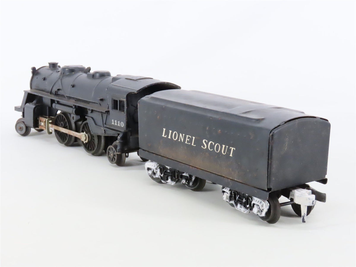 O27 Gauge 3-Rail Lionel Postwar Outfit 1115 Scout 2-4-2 Steam Freight Train Set