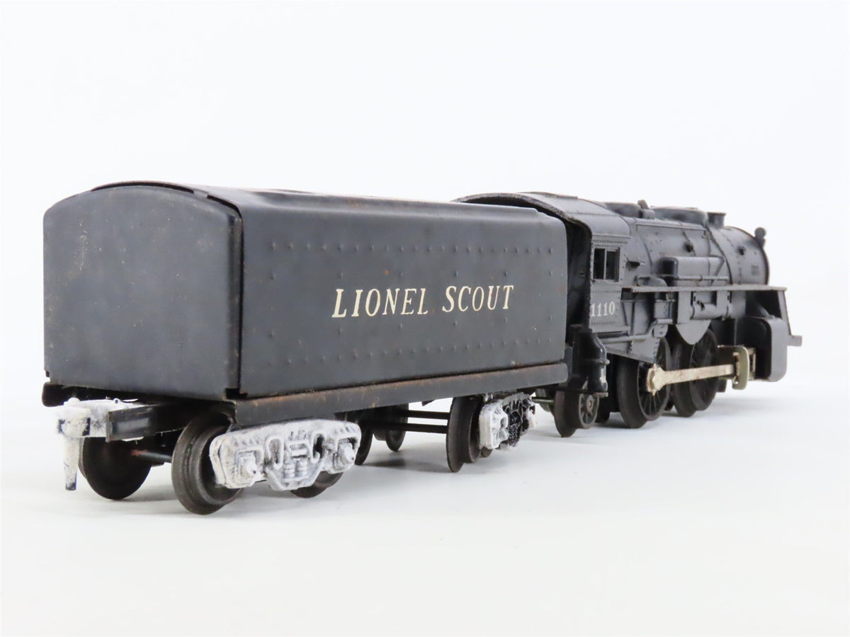 O27 Gauge 3-Rail Lionel Postwar Outfit 1115 Scout 2-4-2 Steam Freight Train Set