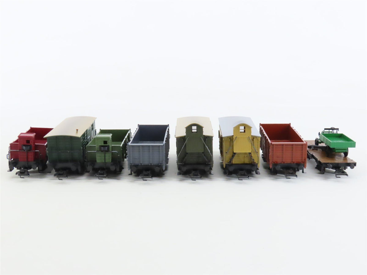 HO Marklin 4789 German State Railroads Car Association 1910s 8-Car Freight Set