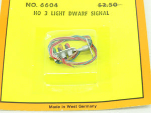 HO 1/87 Scale Labelle Industries 6604 3 Light Dwarf Signal w/ Wiring Leads