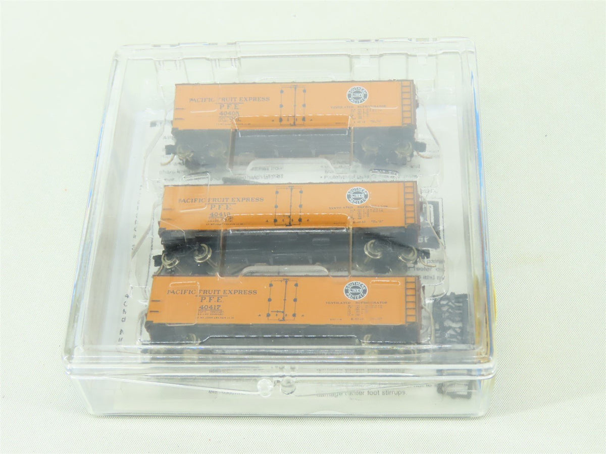 N Scale Micro-Trains MTL 59012 FGE Fruit Growers Express 40&#39; Ice Reefer 3-Pack