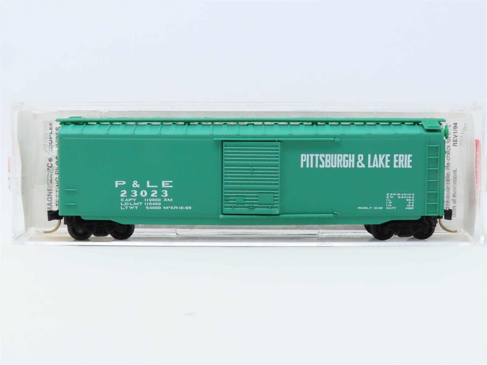 N Scale Micro-Trains MTL #31050 P&LE Pittsburgh & Lake Erie 50' Box Car #23023