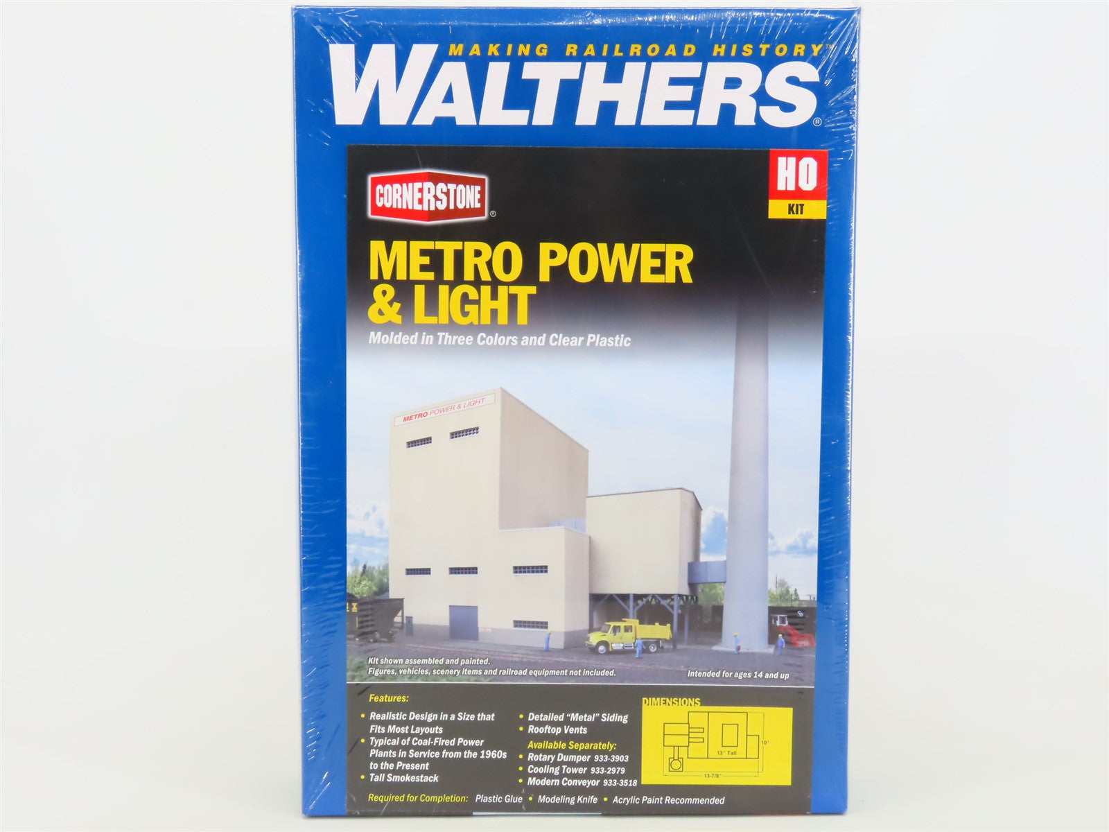 HO 1/87 Scale Walthers Cornerstone Kit #933-4052 Metro Power & Light - SEALED