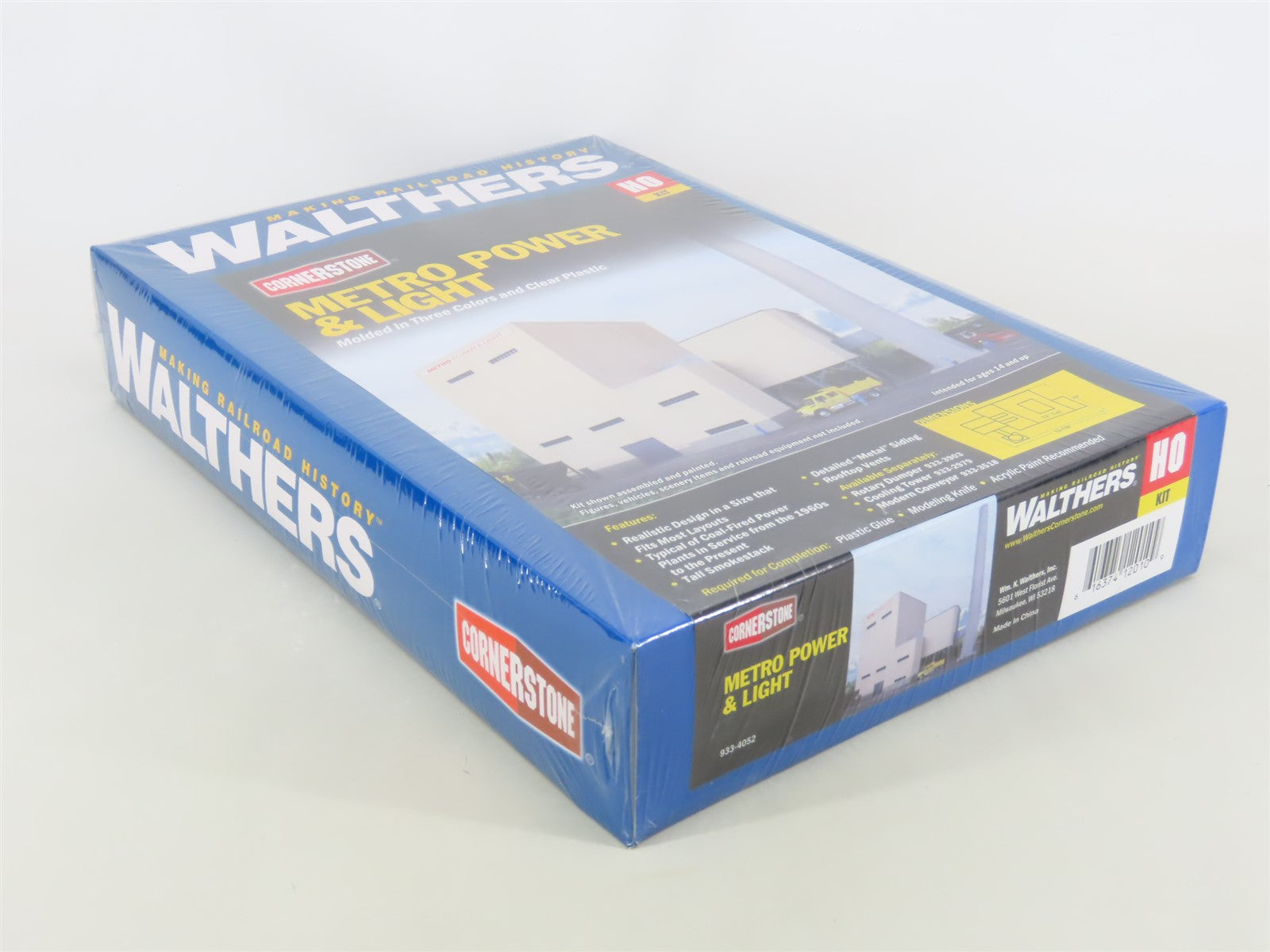 HO 1/87 Scale Walthers Cornerstone Kit #933-4052 Metro Power & Light - SEALED