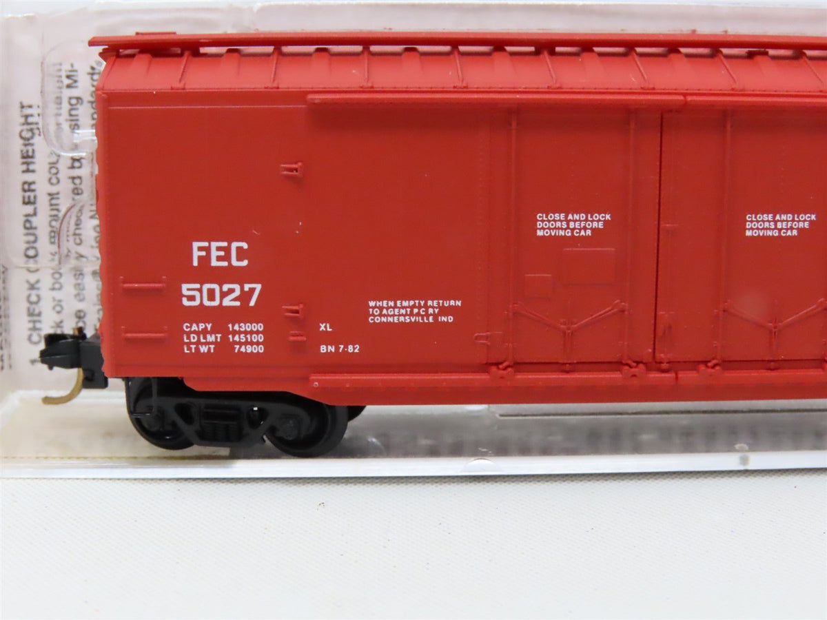 N Scale Micro-Trains MTL #36060 FEC Florida East Coast 50&#39; Box Car #5027