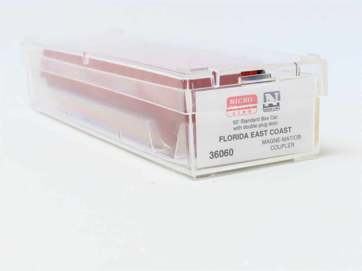 N Scale Micro-Trains MTL #36060 FEC Florida East Coast 50&#39; Box Car #5027