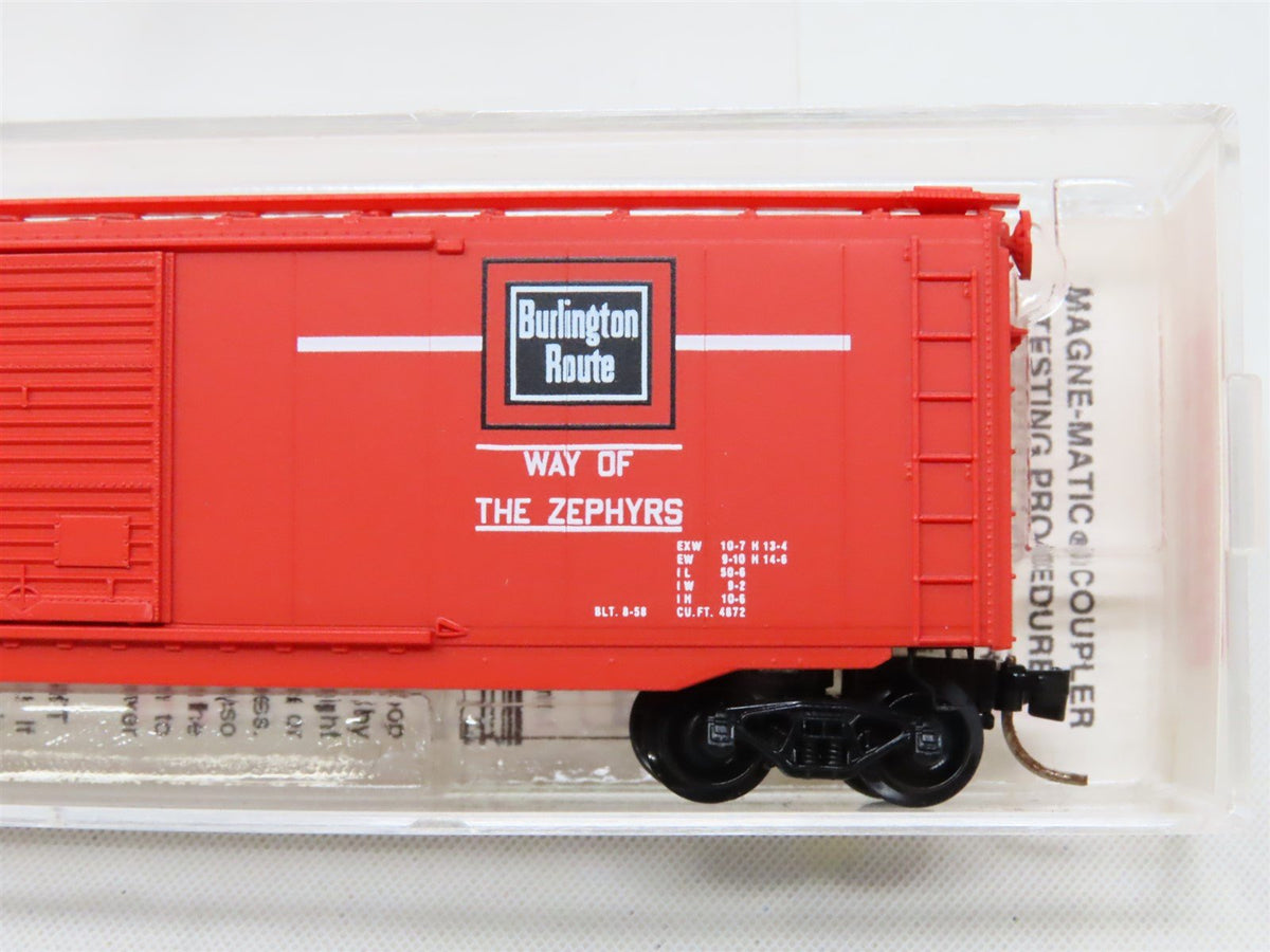 N Scale Micro-Trains MTL 31260 C&amp;S Burlington Route 50&#39; Single Door Box Car #924