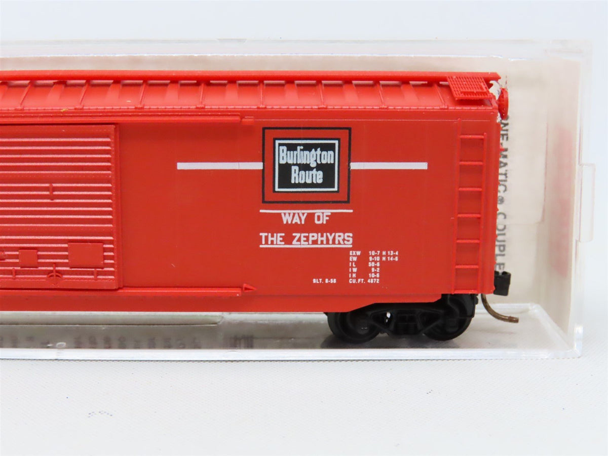 N Micro-Trains MTL #31260 C&amp;S Burlington Route 50&#39; Single Door Box Car #924