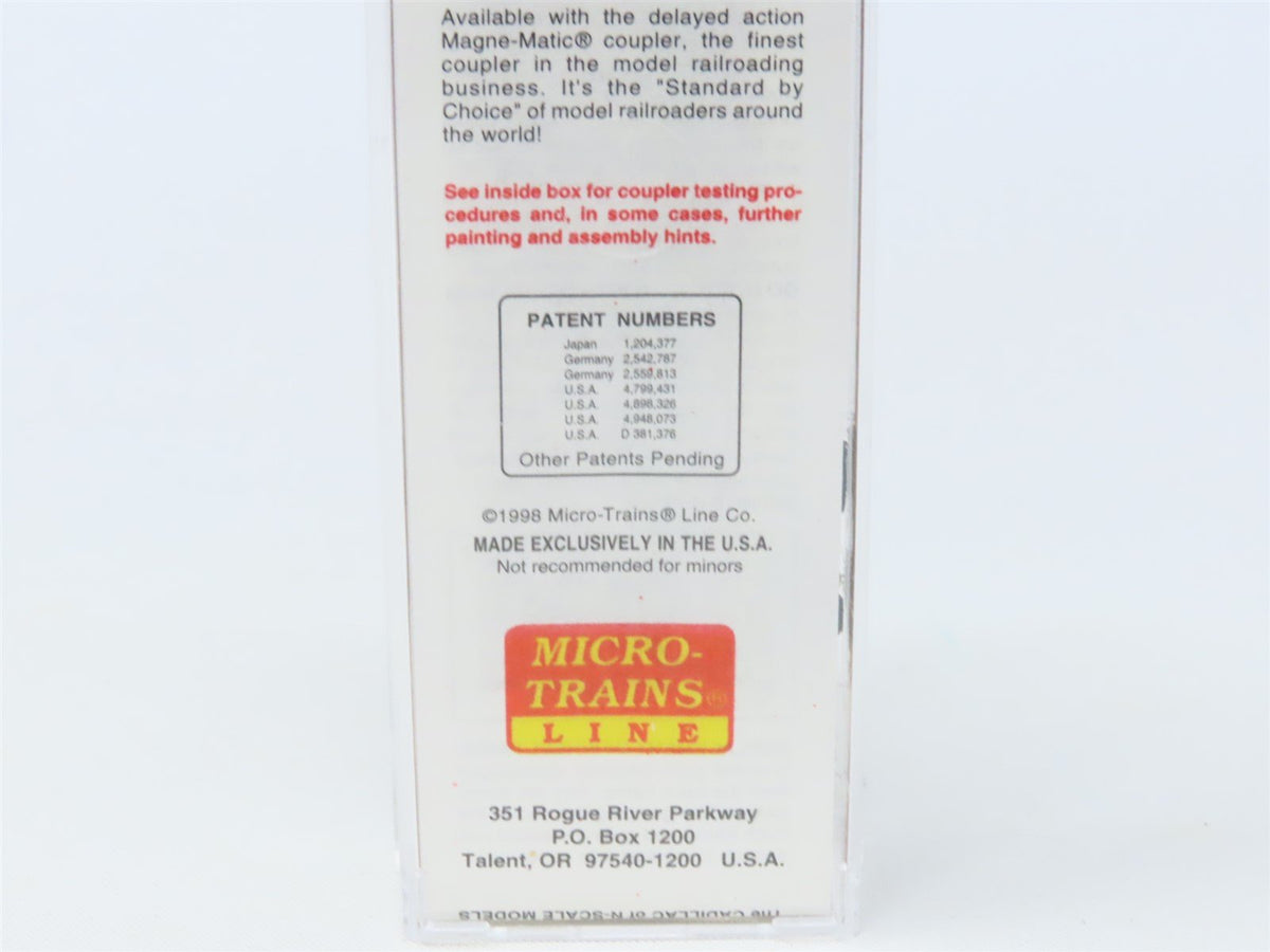 N Scale Micro-Trains MTL #21220 MTL Route Of The Magne-Matics 40&#39; Box Car #1000