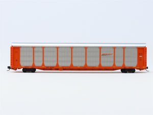 N Scale Micro-Trains MTL BNSF Orange 89' Tri-Level Enclosed Autorack #300863