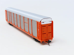 N Scale Micro-Trains MTL BNSF Orange 89' Tri-Level Enclosed Autorack #300863
