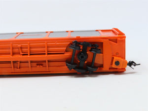N Scale Micro-Trains MTL BNSF Orange 89' Tri-Level Enclosed Autorack #300863