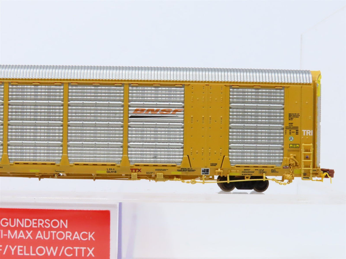 N Scaletrains SXT33723 BNSF CTTX Yellow Gunderson Multi-Max Autorack #693044