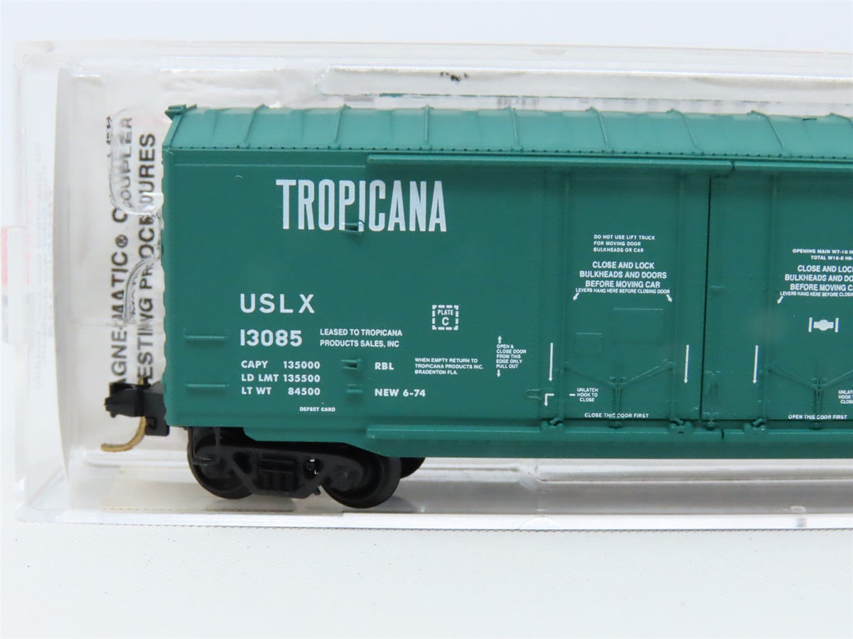 N Scale Micro-Trains MTL #75040 USLX Tropicana 50&#39; Plug Door Box Car #13085