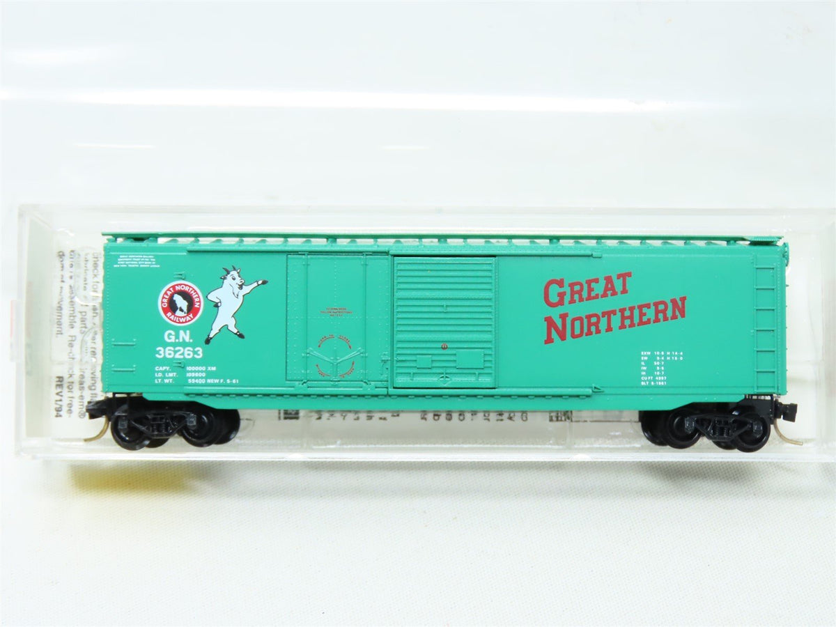 N Scale Micro-Trains MTL 33120 GN Great Northern &quot;The Goat&quot; 50&#39; Box Car #36263