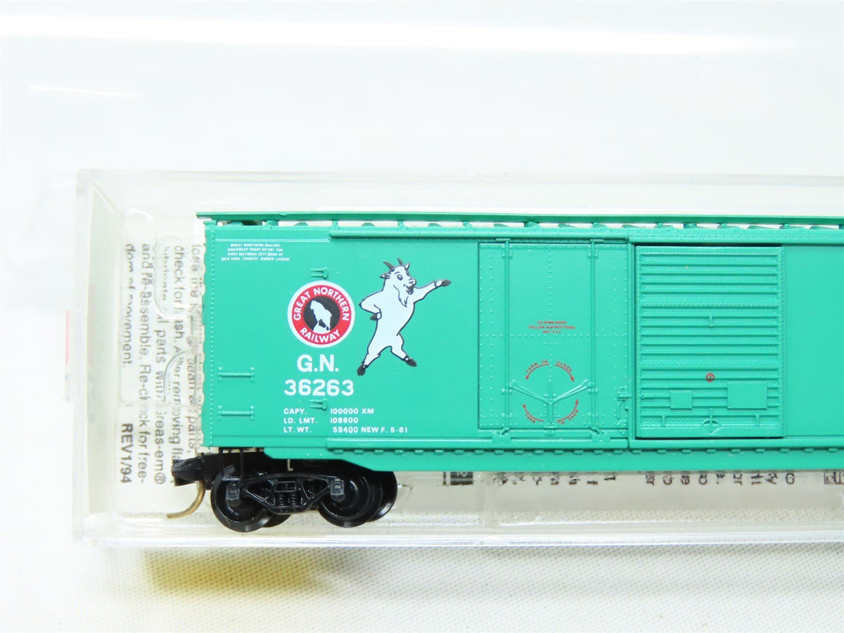 N Scale Micro-Trains MTL 33120 GN Great Northern &quot;The Goat&quot; 50&#39; Box Car #36263