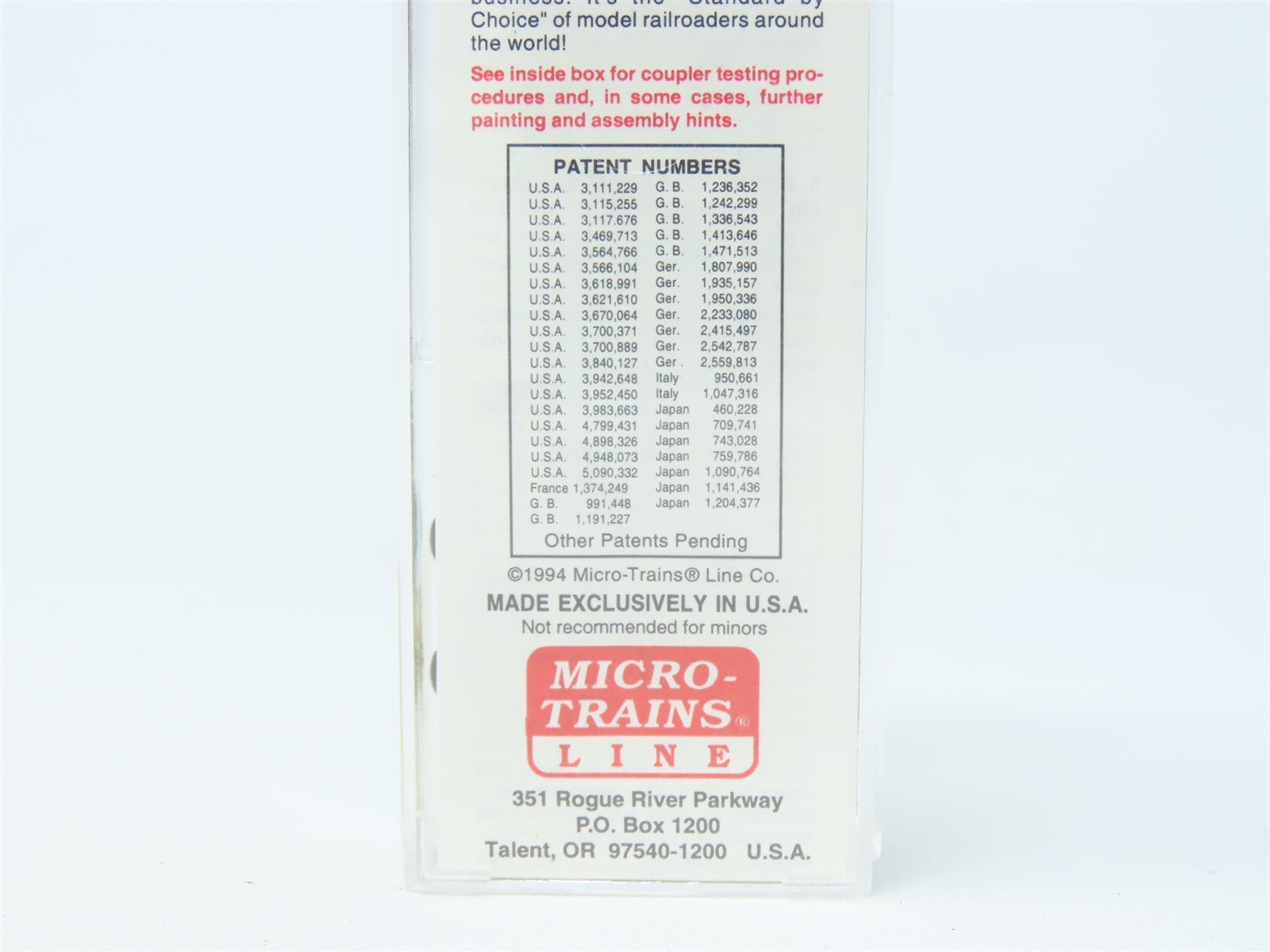 N Scale Micro-Trains MTL 33120 GN Great Northern 