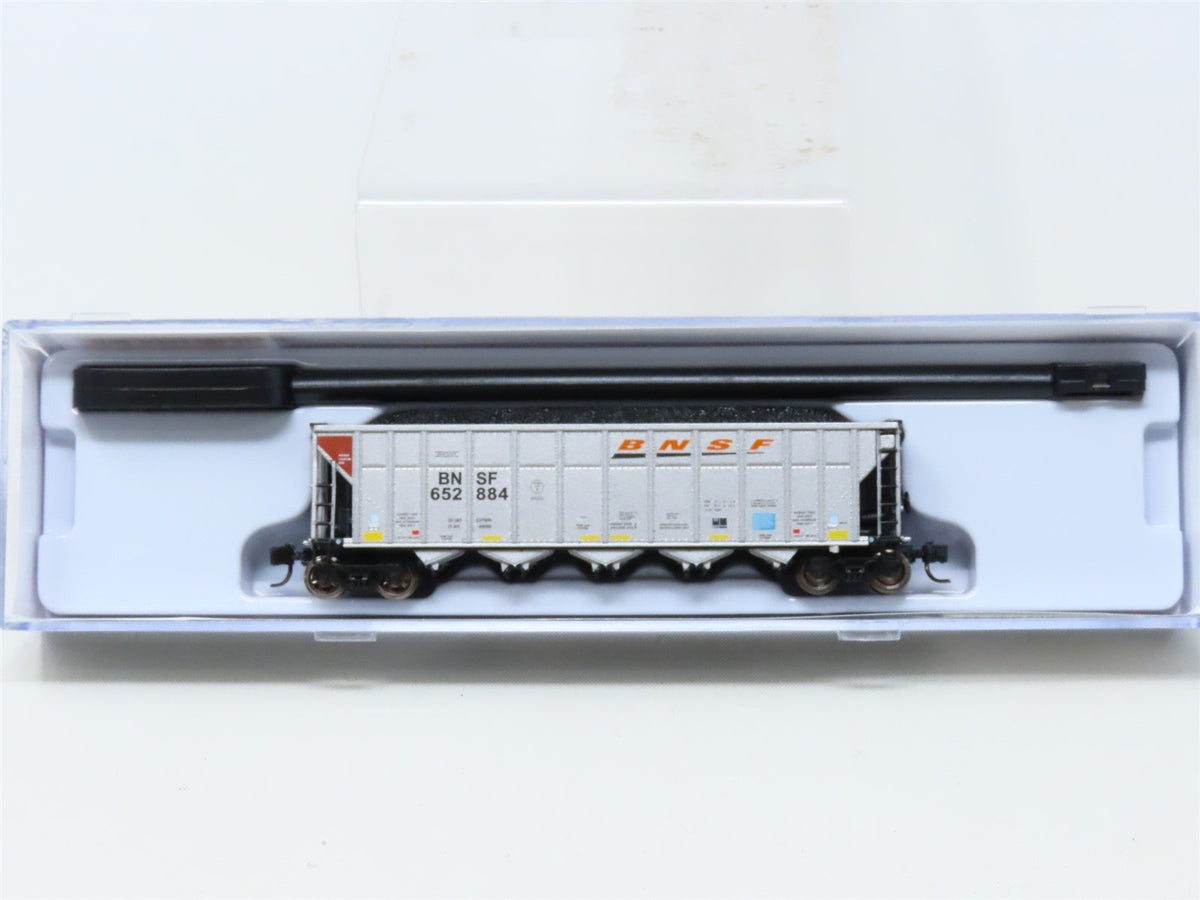 N Rapido 538001A BNSF &quot;Wedge&quot; AutoFlood III 5-Bay Coal Hopper #652884 w/Load