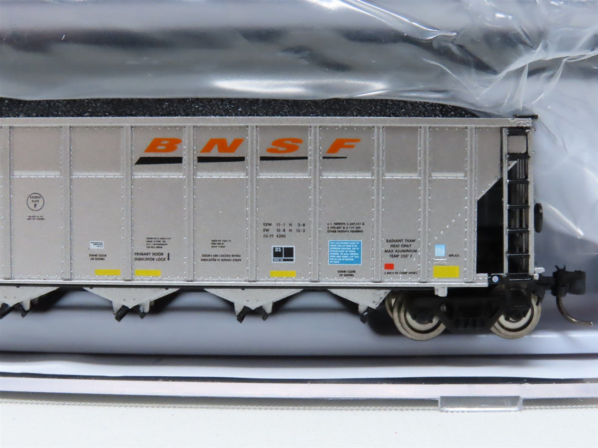 N Rapido 538002A BNSF &quot;Wedge&quot; AutoFlood III 5-Bay Coal Hopper #653023 w/Load