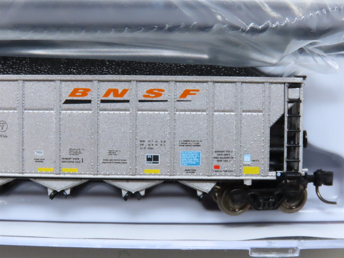 N Rapido 538002A BNSF &quot;Wedge&quot; AutoFlood III 5-Bay Coal Hopper #652973 w/Load