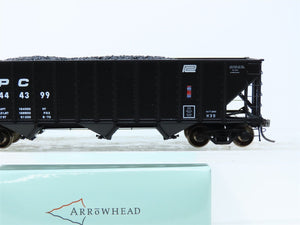 HO Arrowhead #ARR-1010-4 PC Penn Central 3-Bay Hopper w/ Coal Load #444399