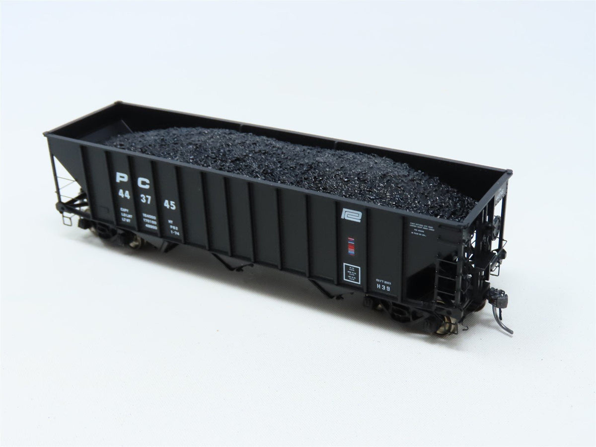 HO Arrowhead #ARR-1009-2 PC Penn Central 3-Bay Hopper w/ Coal Load #443745