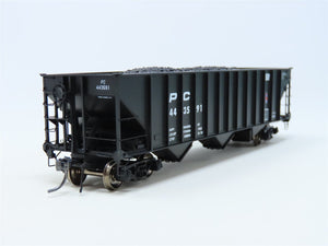 HO Arrowhead #ARR-1011-1 PC Penn Central 3-Bay Hopper w/ Coal Load #443591