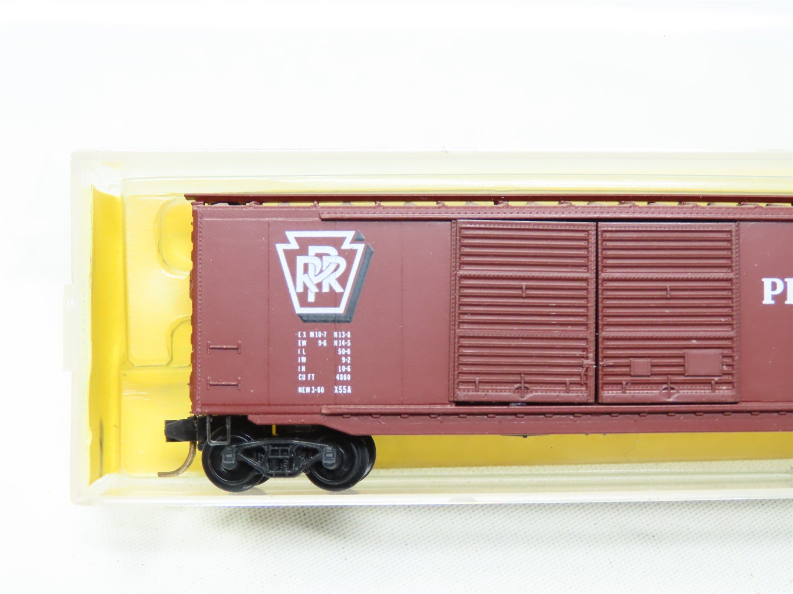 N Micro-Trains MTL Kadee 34472-1 PRR Pennsylvania 50' Box Car #32156-Blue Label