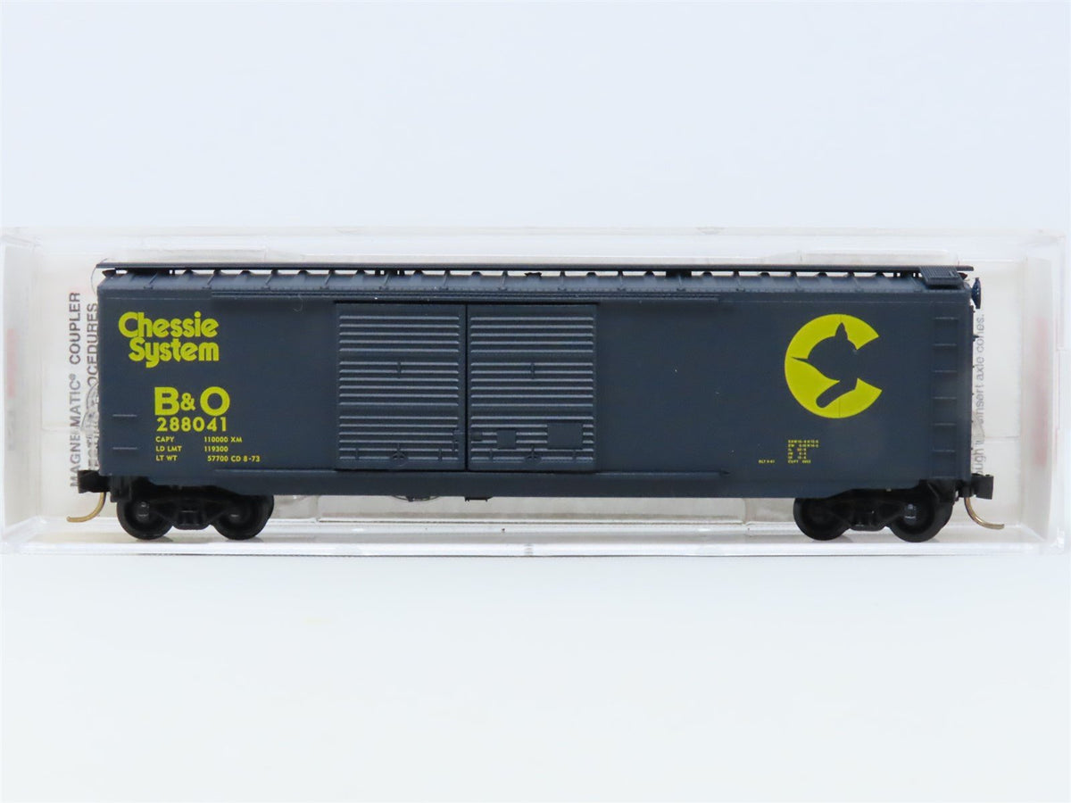 N Scale Micro-Trains MTL #34010 B&amp;O Chessie System 50&#39; Box Car #288041