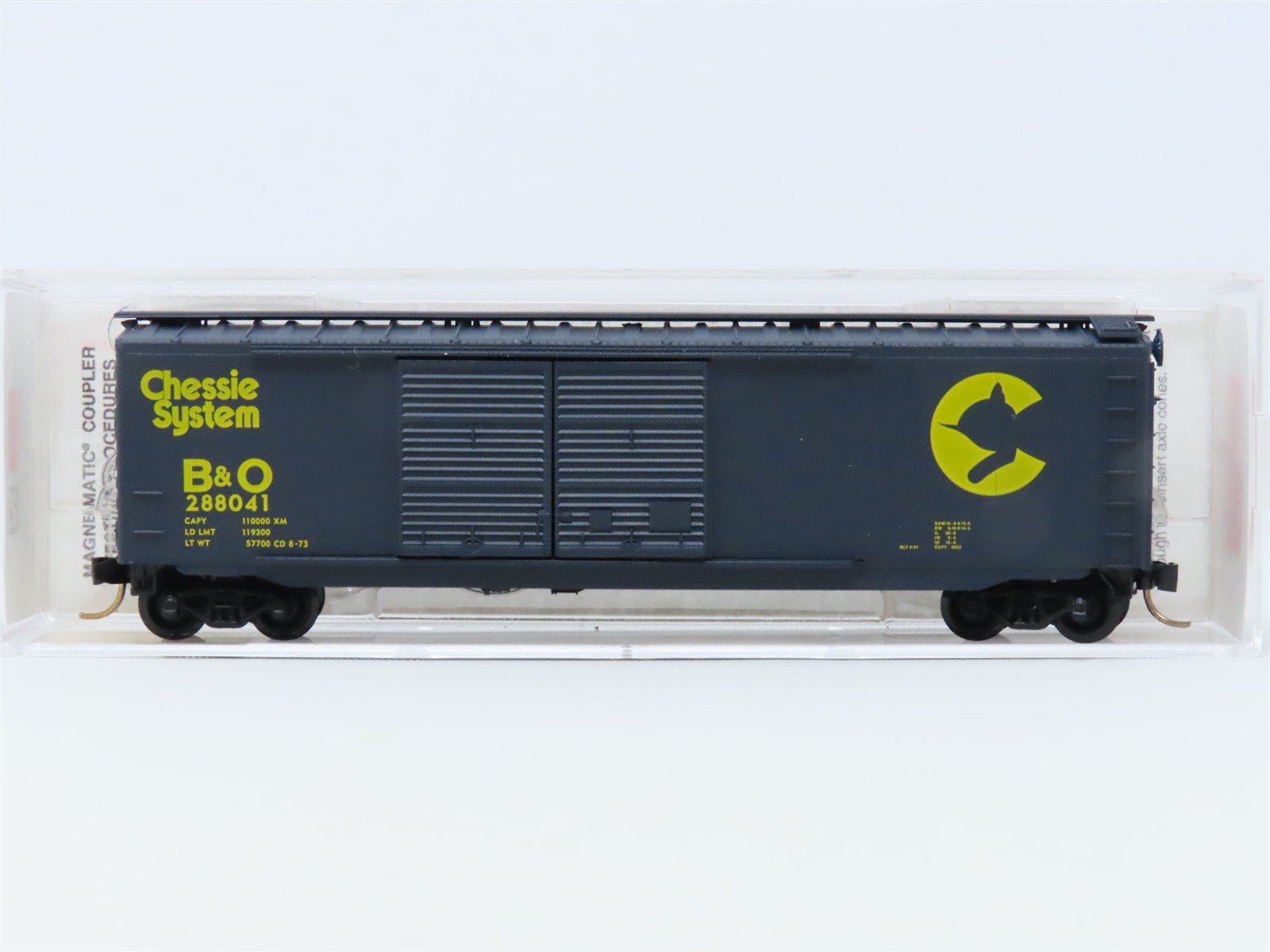 N Scale Micro-Trains MTL #34010 B&O Chessie System 50' Box Car #288041