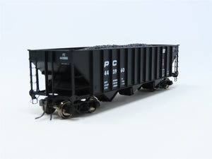 HO Arrowhead #ARR-1009-3 PC Penn Central 3-Bay Hopper w/ Coal Load #443960