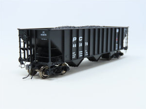 HO Arrowhead #ARR-1011-2 PC Penn Central 3-Bay Hopper w/ Coal Load #443878