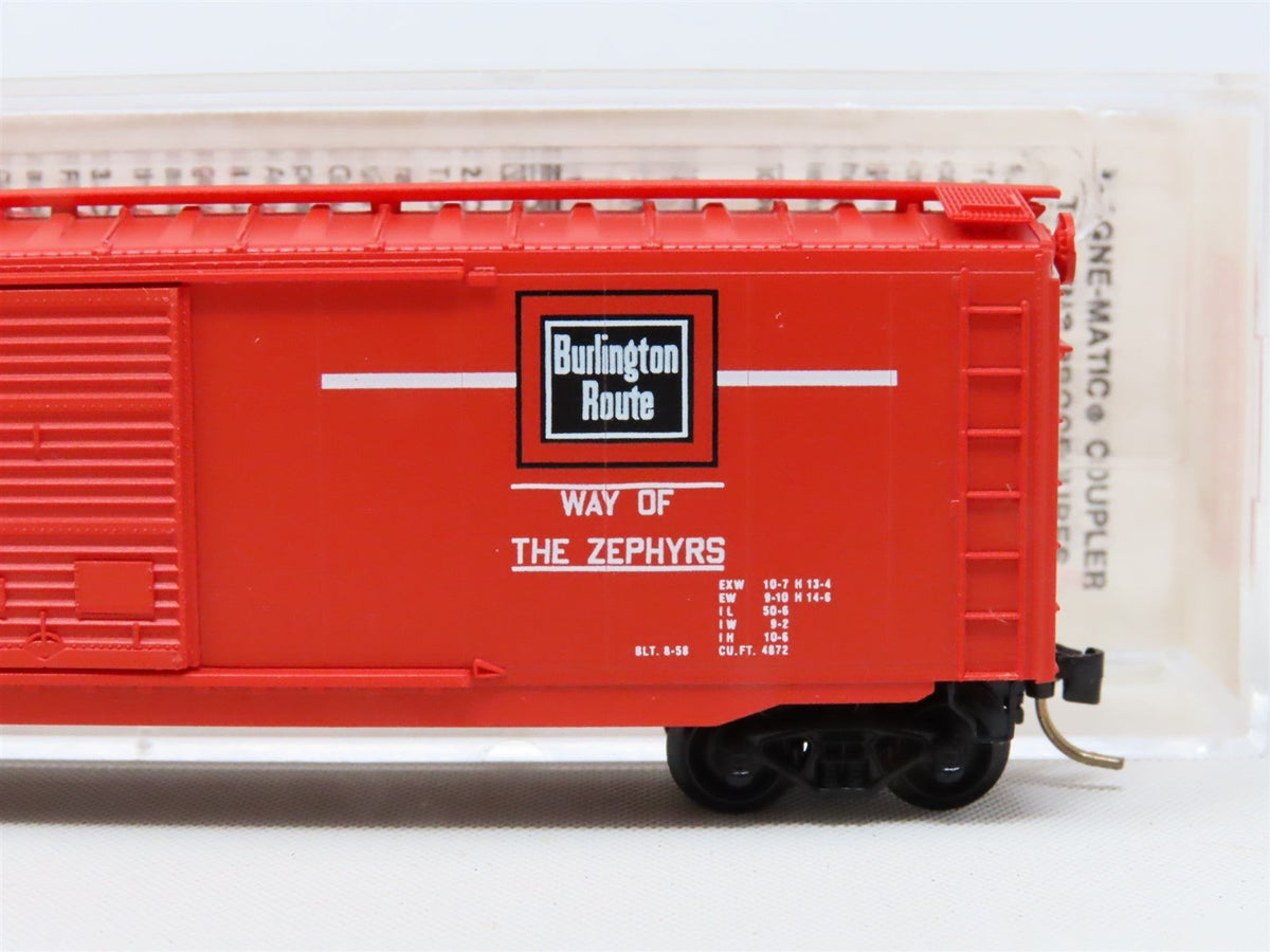 N Scale Micro-Trains MTL 31260 C&amp;S Burlington Route 50&#39; Single Door Box Car #924