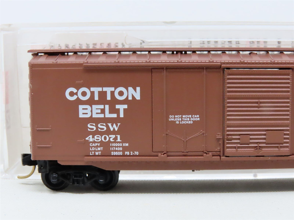 N Scale Micro-Trains MTL #33060 SSW Blue Streak Cotton Belt 50&#39; Box Car #48071