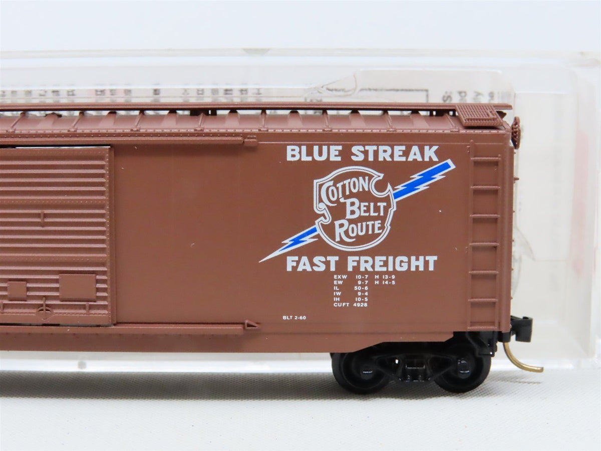 N Scale Micro-Trains MTL #33060 SSW Blue Streak Cotton Belt 50&#39; Box Car #48071