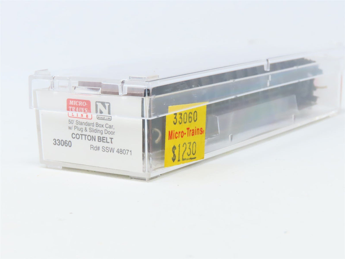 N Scale Micro-Trains MTL #33060 SSW Blue Streak Cotton Belt 50&#39; Box Car #48071