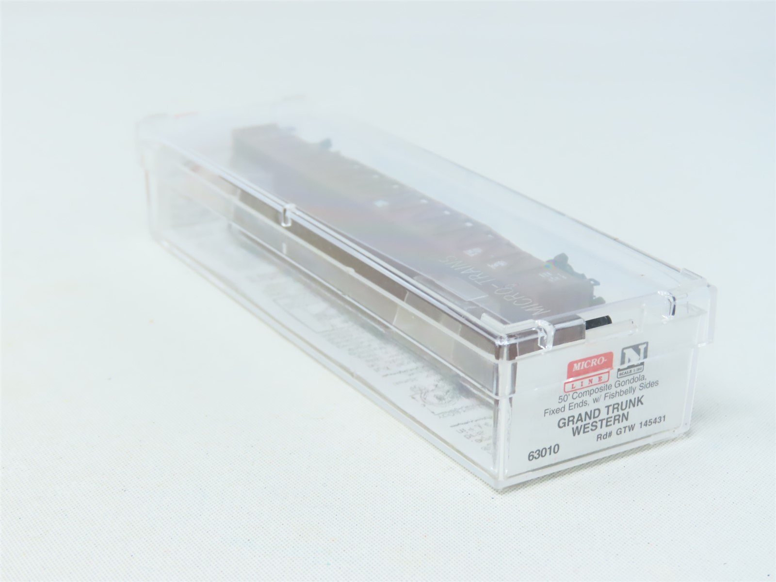 N Micro-Trains MTL 63010 GTW Grand Trunk Western 50' Composite Gondola #145431