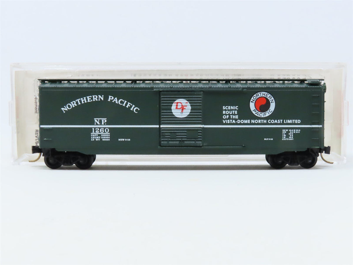 N Scale Micro-Trains MTL 31250 NP Northern Pacific 50&#39; Single Door Box Car #1260