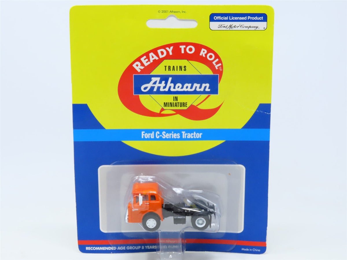 HO Scale Athearn #02706 Ford C-Series Tractor - Orange