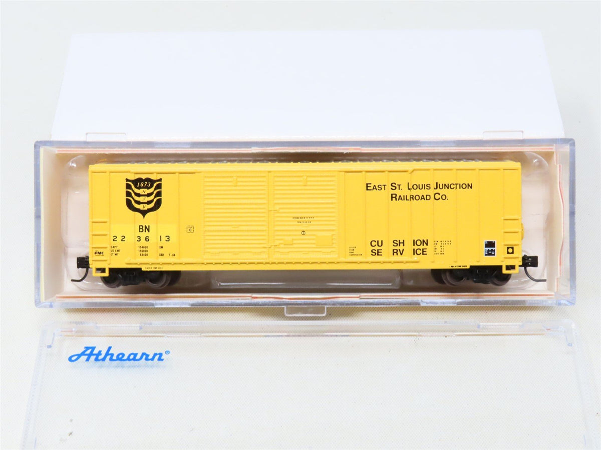 N Scale Athearn #17271 BN East St Louis Junction Railroad 50&#39; Box Car #223613