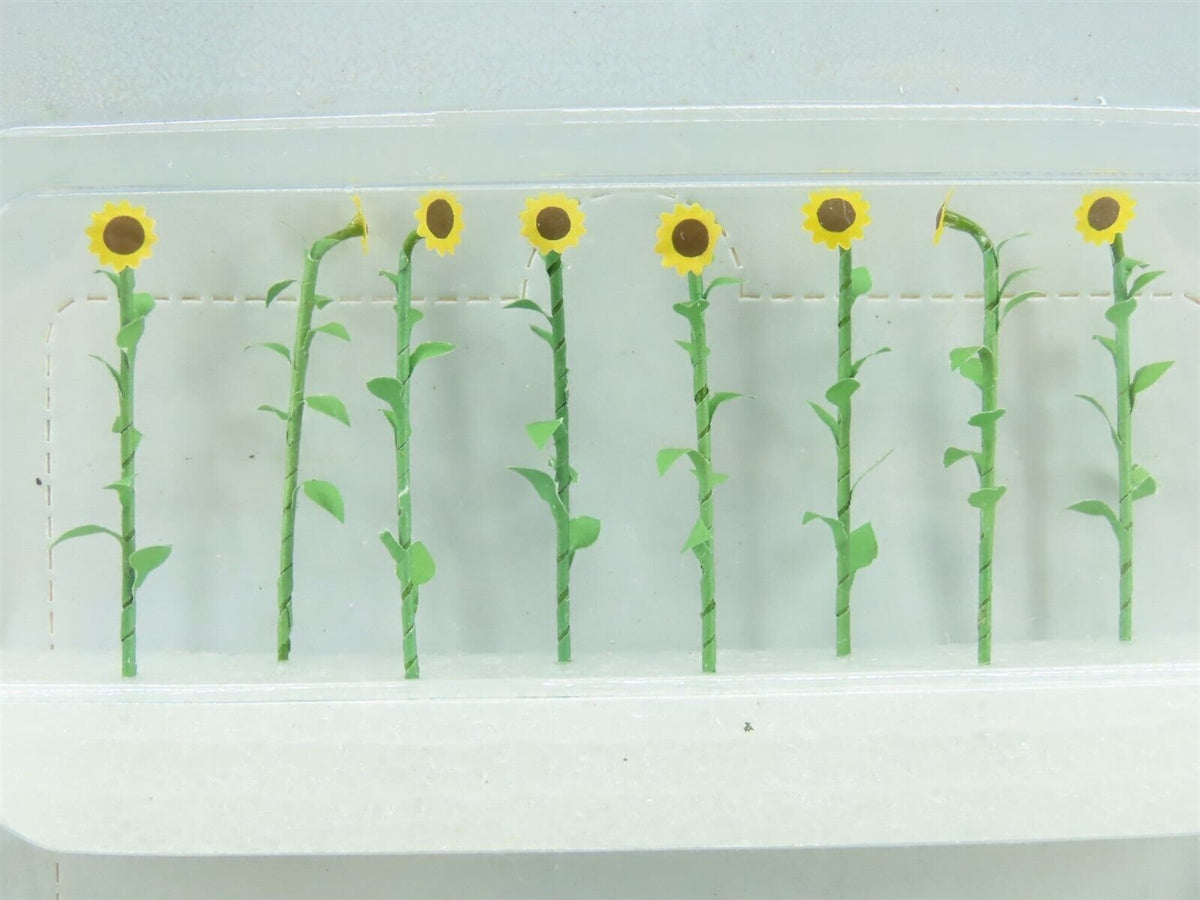 O 1/48 Scale JTT Scenery Products 95524 Sunflowers 2&quot; Tall - 16 Pack