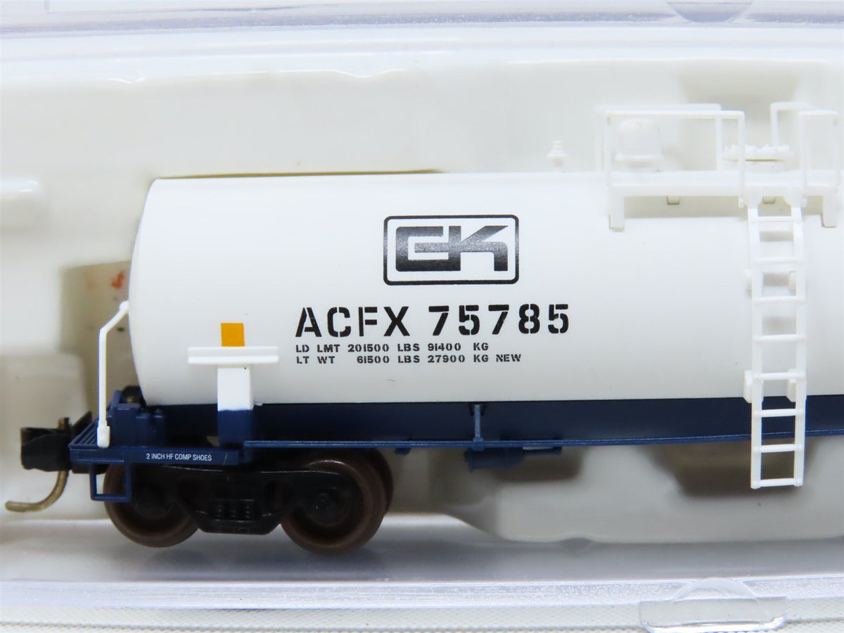 N Scale Atlas 34814 ACFX GK Georgia Kaolin Company Lease Tank Car #75785