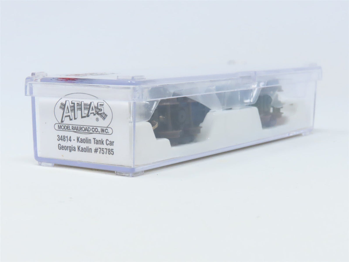 N Scale Atlas 34814 ACFX GK Georgia Kaolin Company Lease Tank Car #75785