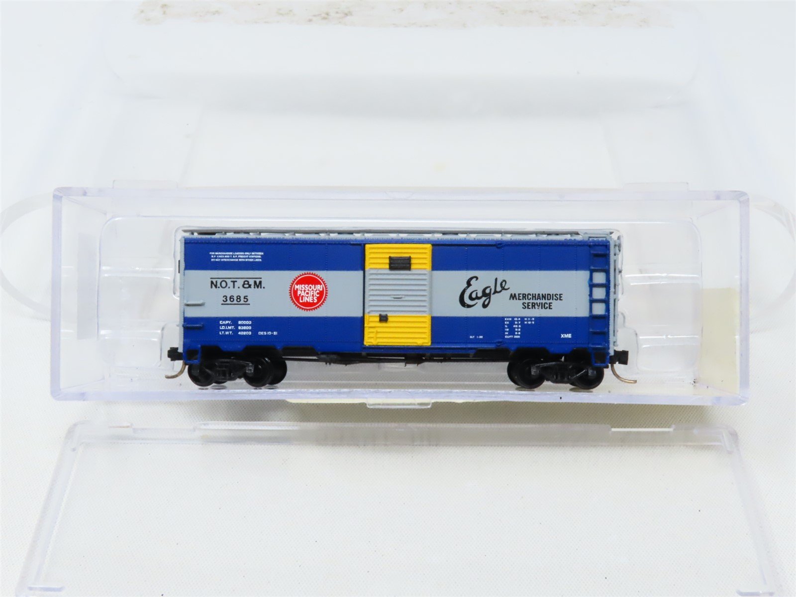 N InterMountain #65741-08 NOT&M Missouri Pacific "Eagle Route" Box Car #3685