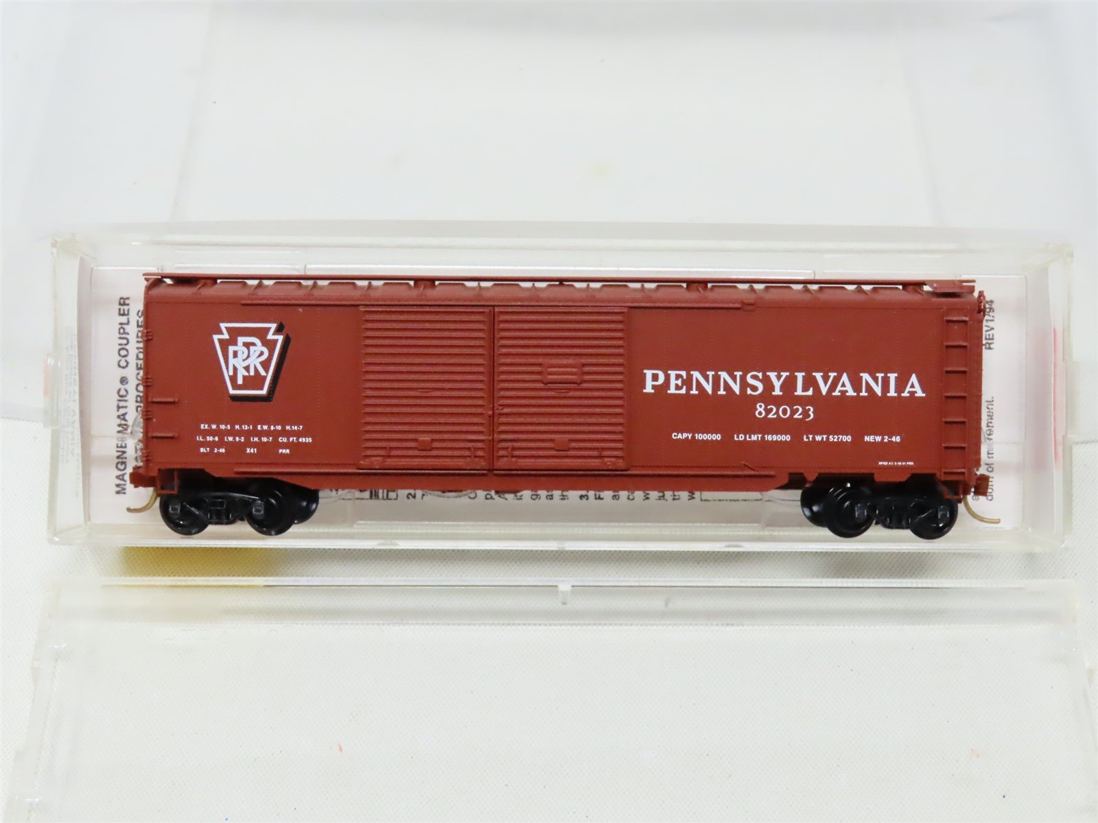 N Scale Micro-Trains MTL 78010 PRR Pennsylvania Boxcar #82023