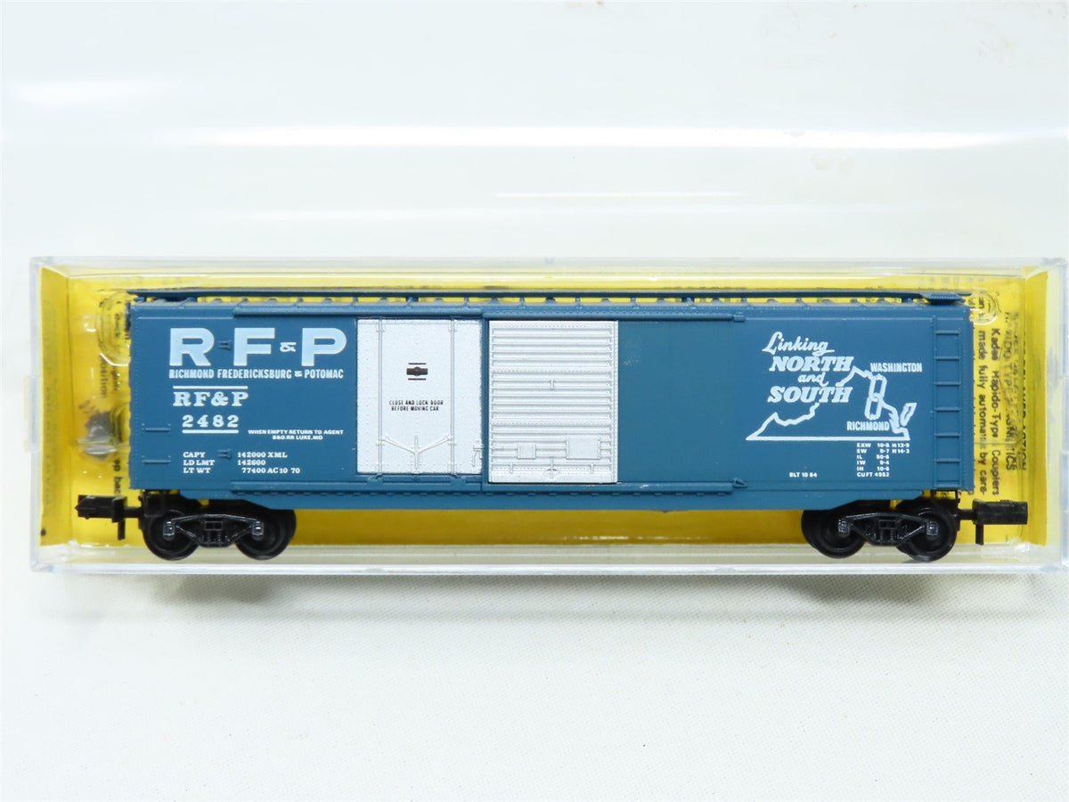 N Scale Kadee Micro-Trains MTL 33021 RF&amp;P 50&#39; Plug / Sliding Door Box Car #2482