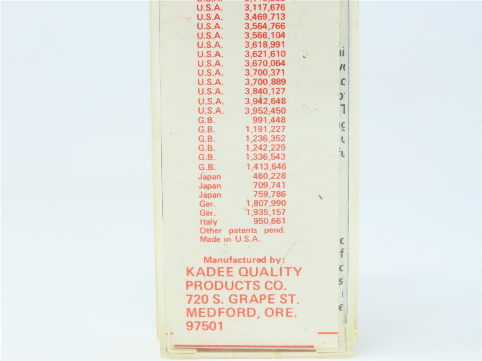 N Scale Kadee Micro-Trains MTL 47990 KQP Kadee Quality Products 40' Reefer #1976