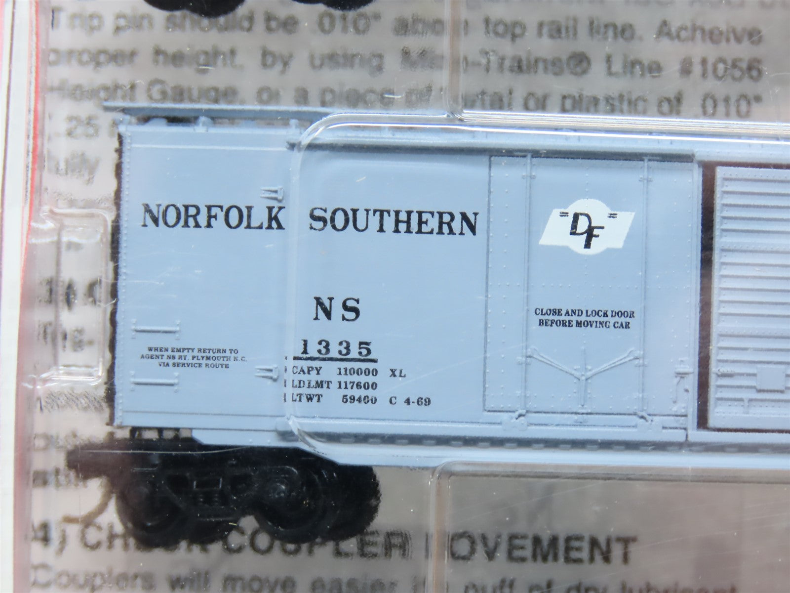 N Scale Micro-Trains MTL #33132 NS Norfolk Southern 50' Box Car 3-Pack